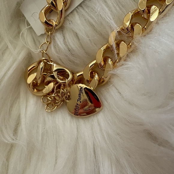 Betsey Johnson Gold Apple Jewelry Set with Red & Green Accents - Picture 17 of 17